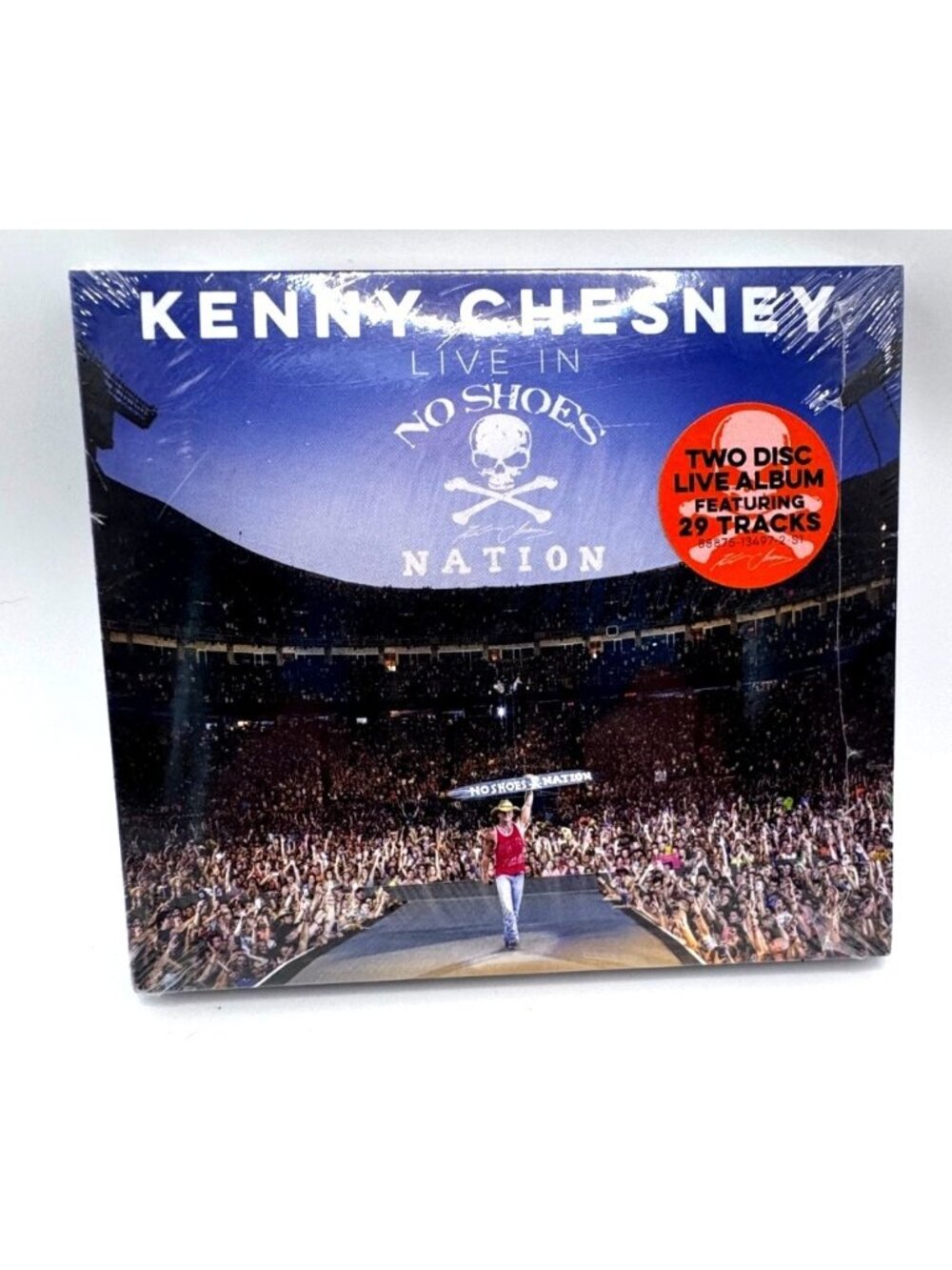 Kenny Chesney Live In No Shoes Nation 2 Disc Album Featuring 29 Tracks